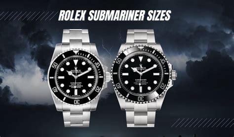 rolex submariner new case|rolex size chart.